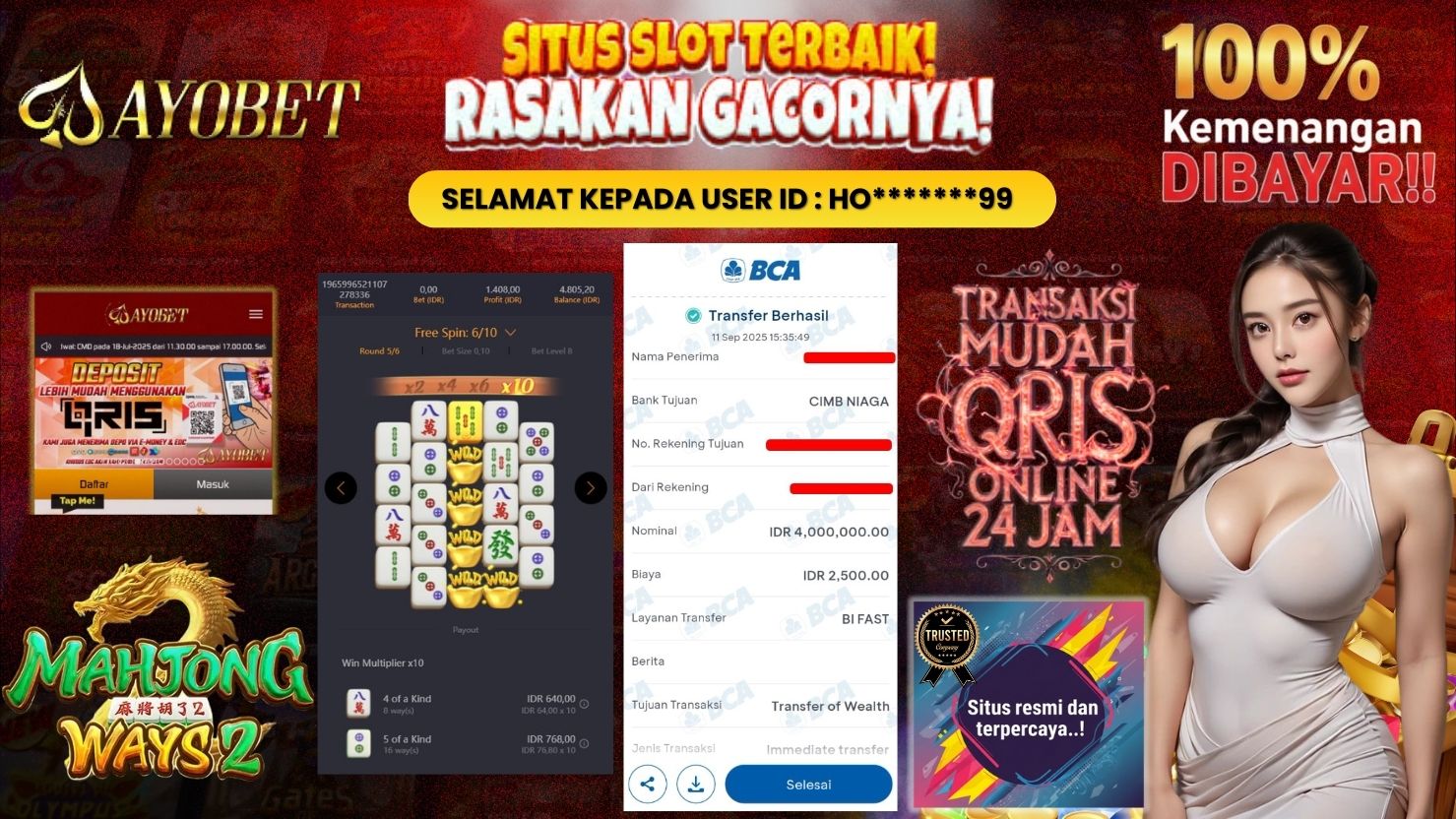 AYOBET JACKPOT SLOT MAHJONG WAYS 2